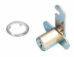 Cylinder size (Dx) 68621 xmm 68625 Cam ock with Mounting Flange * Hook cam type * Finish: nickel, brass or black plated *