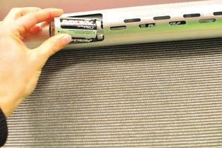 An art gum rubber is excellent for removing small marks. Battery Replacement Over time your QMotion blind may start to roll much slower when moving both up and down.