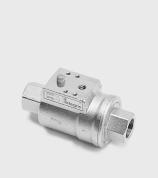 fitted with an actuator. A pneumatic automation device is fitted directly to the valve.