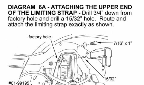 FORM #9630.08-081106 PRINTED IN U.S.A. PAGE 10 OF 14 [DIAGRAM 6] The extended sway bar drop links (#55-26-9630) have a ball stud on one end (similar to a tie rod end).