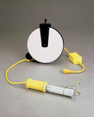 BRIGHT SIDE LIGHT AND MAGNIGFIED END LIGHT Stubby II Light Cord Reels Clear lamp cushion and bumper at end of light allow maximum light out at the end, yet protect the lamp from