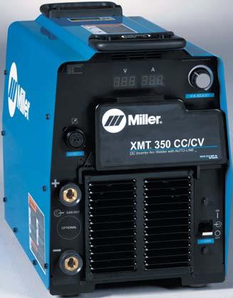 MIG & MULTI-PROCESS XMT 350 Part No: MR907161012 CC CV DC AUTO-LINE POWER MANAGEMENT Automatically compensates for various input voltage. Suits jobsite and generator power.