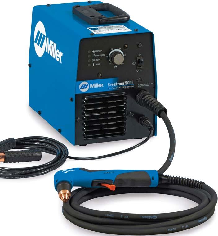 PLASMA CUTTING Spectrum 500i Part No: MR907542 Portable Plasma Cutting System for Jobsite or Workshop AUTO-REFIRE TECHNOLOGY Automatically controls the pilot arc when cutting expanded metal or