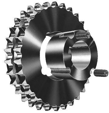 All Steel Stock Sprockets No. 40-2 2" Pitch.84.27 Nom..84.27 Nom..84.27 Nom. C C C L TYPE A L TYPE B L TYPE C Double-Taper Bushed Diameters Dimensions Weight (Approx.) No. Catalog Outside Pitch Max.
