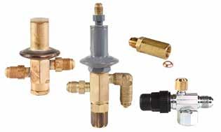Valves Oil moving from the oil separator to the oil reservoir or oil level controls is at a higher discharge pressure.