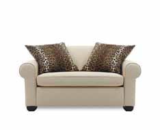 LUCIA Removable seat cushions Standard 2 throw
