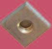 Fastenings Nuts (in zinc coated steel, packed in boxes of 50 pieces) Squares for