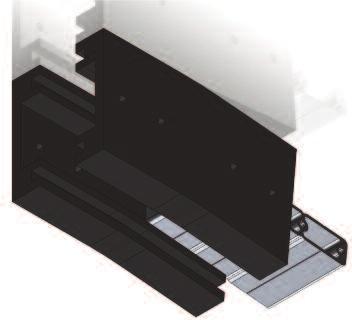 Vertical curve modules: Material: Black HDPE.
