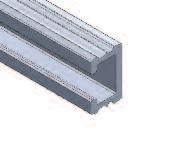 Profile 20x10 Packaging: 3m bar It can be used alone (not covered with protection profiles below) FGRR