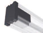 alone (not covered with protection profiles below) End plug FGEC 10x20 Junction FGRJ 10x20 Grey plastic