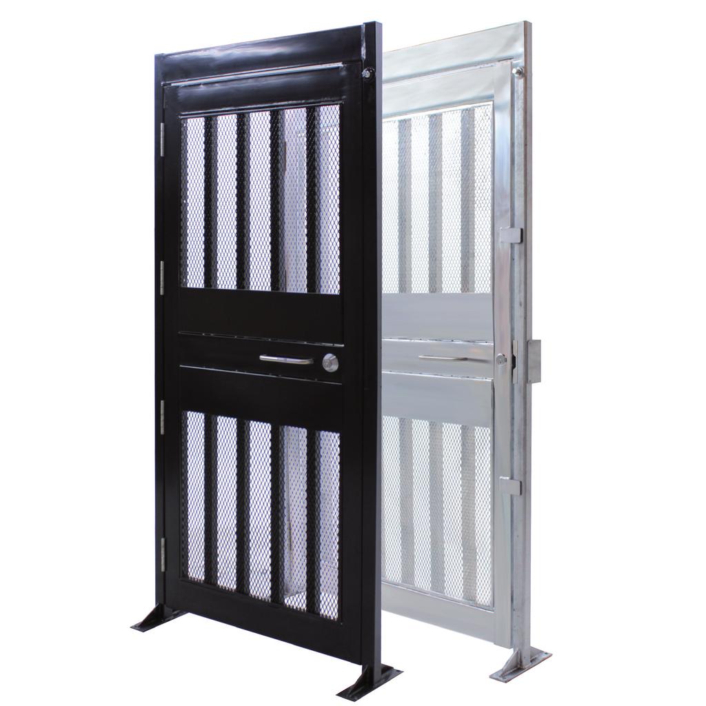 model Our full height security gates look and function much better than an on site or custom fabricated gate. With several models to choose from, the can meet almost any application or requirement.