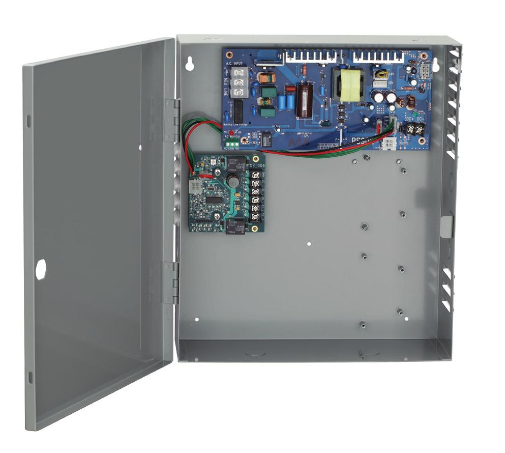 The flat mounting of the option boards also provides for easier access to the terminal blocks for connection of electrified devices (such as electrified strikes, electromagnetic locks, card readers,