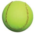 186245 Softball - Yellow with Red Stitch SLAM DUNK CHARM 3.25 X 3 Suggested Retail - 1.05 each pkg.