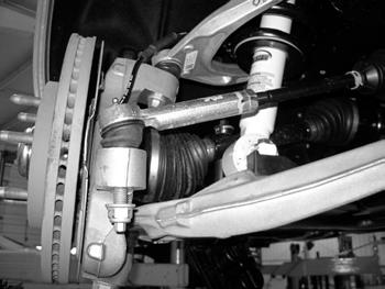 Aluminum Knuckle: Avoid striking the knuckle, typically the taper unseats more easily and gently hitting the end of the tie rod end will unseat the taper.