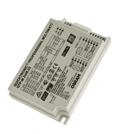 QTP-M 2X26 32 QUICKTRONIC-M ECG for circular FL 16 mm Areas of application _ Emergency lighting systems acc.