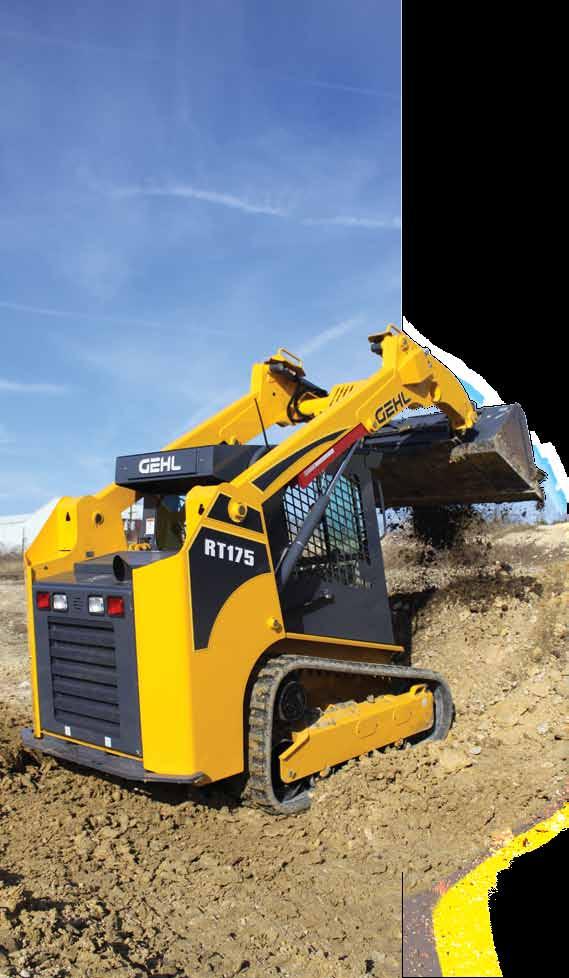 RT175 RT210 BUILT FROM THE GROUND UP The all-new RT Series track loaders from Gehl aren t skid loaders with tracks.