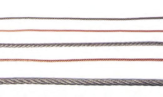 Flexible Strand Some applications benefit from wire being stranded rather than woven into a braid. Flexible strand or rope is well suited to cope with complex flexing movements.