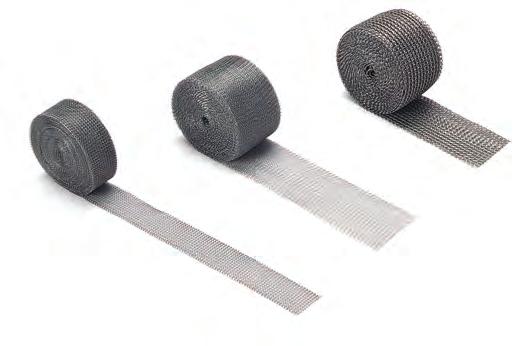 Knitted Wire Mesh Tape Mesh tape has a number of applications but is used mainly for EMC / RFI screening of electrical power, control, data and communication cables and for earth continuity in cable
