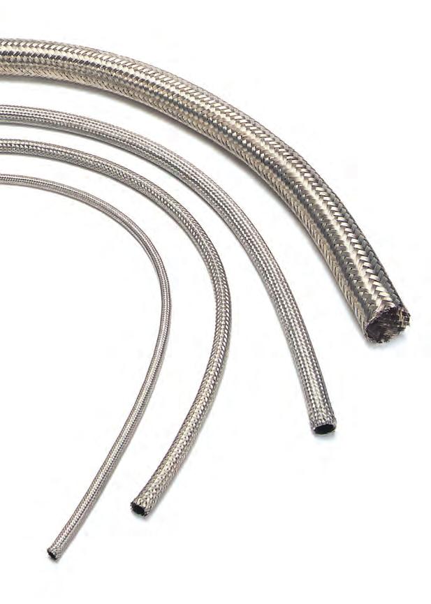 Sleeving Braid The primary use of wire sleeving braid is to provide sensitive cables with an EMC screen to shield them against electromagnetic,