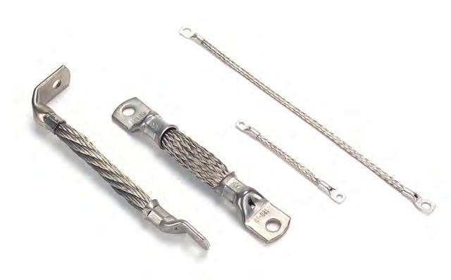 Terminations A wide range of termination types is available. This ensures that the correct mechanical bond between the conductor and the fixing down point is attained.