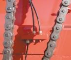 Continuous lubrication of chains and