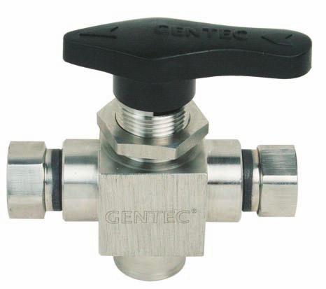 BV635 SERIES High Pressure Ball Valves GENTEC Valves Product Features Maximum operating pressure: 6000 psi (415 bar) (For pressure limitations under high temperature conditions, refer to