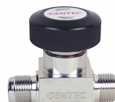DV88 SERIES Stainless Steel High Flow Diaphragm Valves GENTEC Valves Product Features Suitable for ultra high purity applications End connections include GENLOK, Face