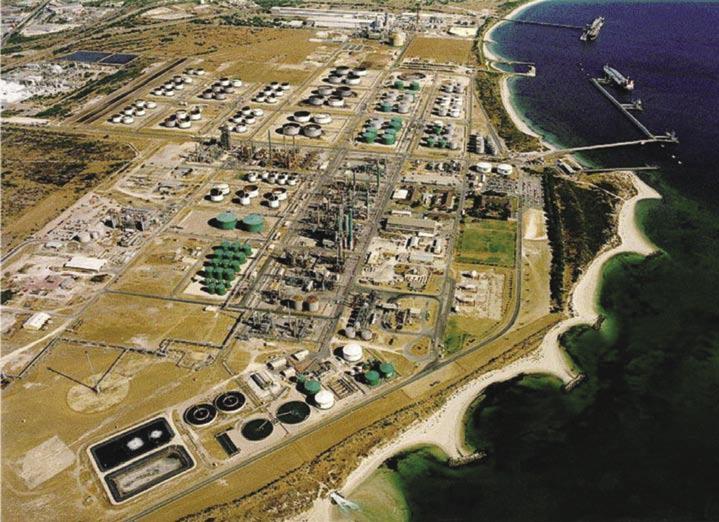 5 Key Port BP refinery Mobil refinery Shell refinery Caltex refinery facilities.