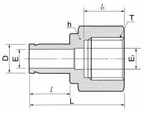 Female Gauge Adapter (previously AG) AF-GG Connects fractional k-ok port to Gauge (Male ISO parallel thread) T h in mm G(PF) in mm AF 4-GG AF 4-4GG AF -GG AF -GG.7 / 4.57 4.57.0 7. 4.57 5.5.5 7.