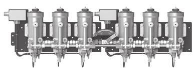 housings. They are connected by a ball change-over valve with singlelever operation.