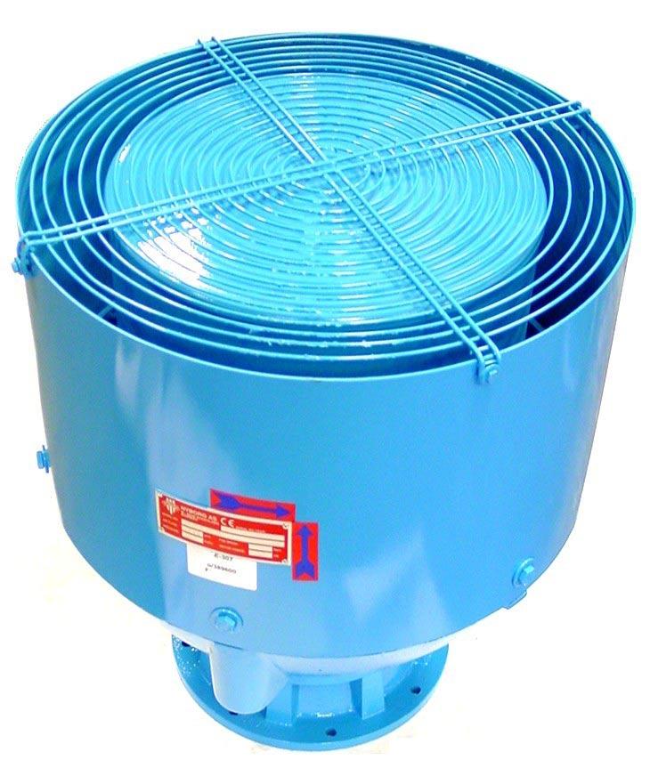 NYBORG VERTICAL DISCHARGE CENTRIFUGAL FAN TYPE SKV B1O FOR DUCT-TOP INSTALLATION GENERAL NYBORG "SKV" fan is designed primarily for use onboard ships, and is available in 8 different sizes.