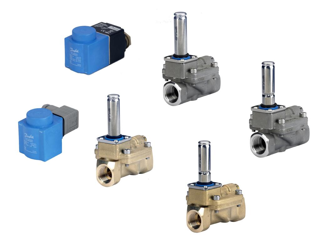 Data sheet Solenoid valves for drinking water Types EV220BW and EV228BW Solenoid valve range with drinking water approvals For water supply Houses and large apartments - Kitchen and bathrooms