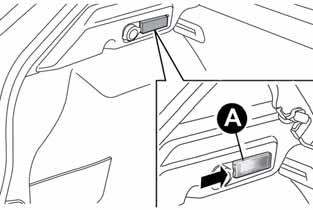 172 A0K0645 173 A0K0646 GLOVE COMPARTMENT COURTESY LIGHT To change the bulb, proceed as follows: open the glove