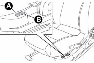 Height adjustment (for versions/markets, where provided) Move lever B fig. 12 up or down until the required height is reached. IMPORTANT Carry out the adjustment whilst seated in the driver's seat.