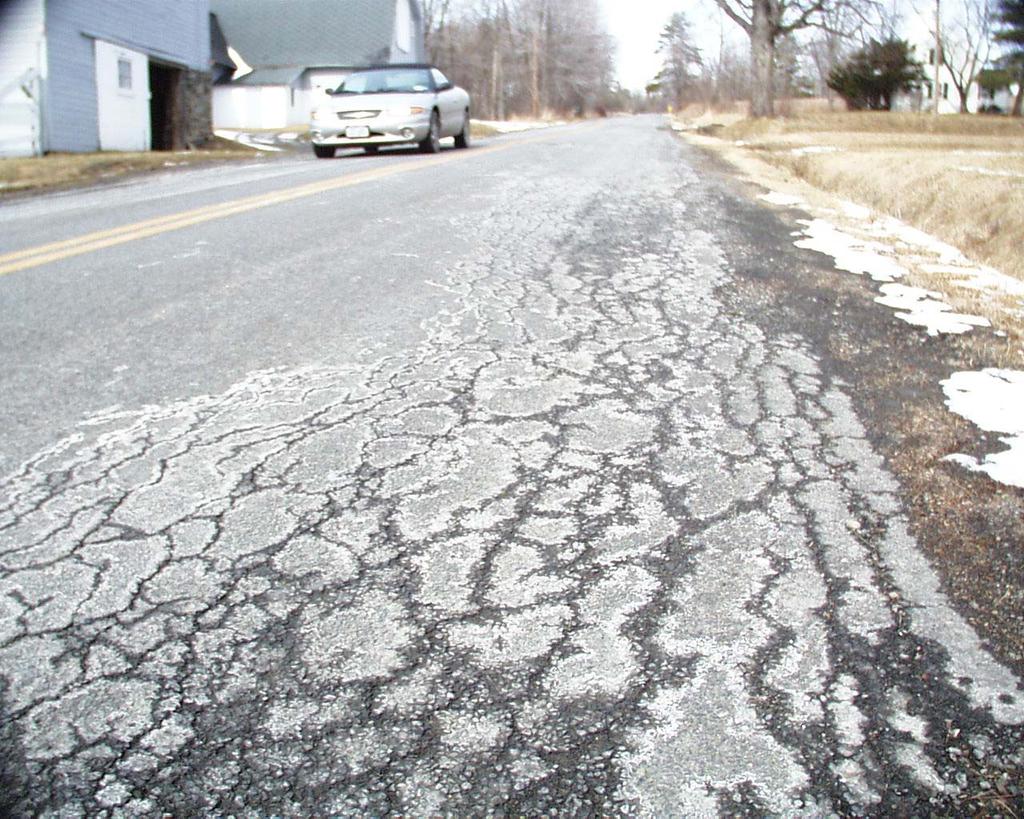 Potential for problems Roads like this