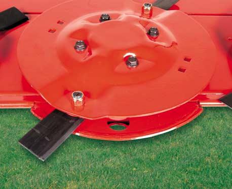 Twisted knives All Taarup disc mowers are equipped with twisted knives as standard.