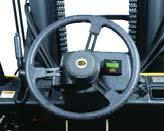 Tilt steering column - Easy entry/exit - Adjusts for any size operator - Directional/gear shift lever