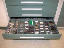 Storage Drawer Divider Kits Dura-Tech Series Drawer divider kits will assist in keeping your small parts organized and readily available. We offer four configurations to choose from.