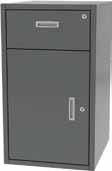Two Door Wide Locker Base Overall size: w x 21 d x 1 h - Locker openings 16 w x 21 d x 15 h - Padlock hasp - Number plates - Spring hinges - Cylinder lock knockouts - (locks not included) -  Three