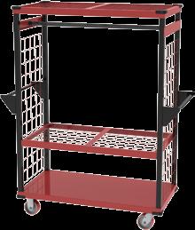 SEC Sports Equipment Carts/Storage SEC-600 Series Sport Equipment Cart Sports gear storage cart is constructed from 16 gauge furniture grade steel - Steel exterior components feature all welded