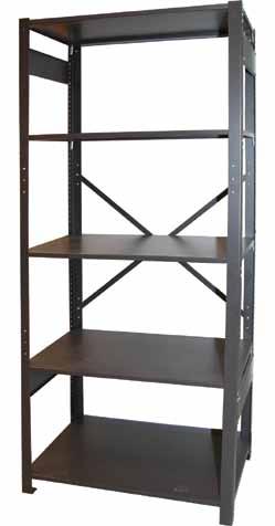 Open Shelving Storage Racks Our GR-Series of open shelving is ideal for storage of packaged material and other bulk items. Open design allows for high visibility and easy access to stored items.