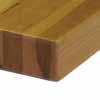 Work Surfaces and Shelves Laminated Maple/Hardwood - 1-/4 thick laminated strips of kiln-dried hard maple and similar species - Face glued and sanded to a