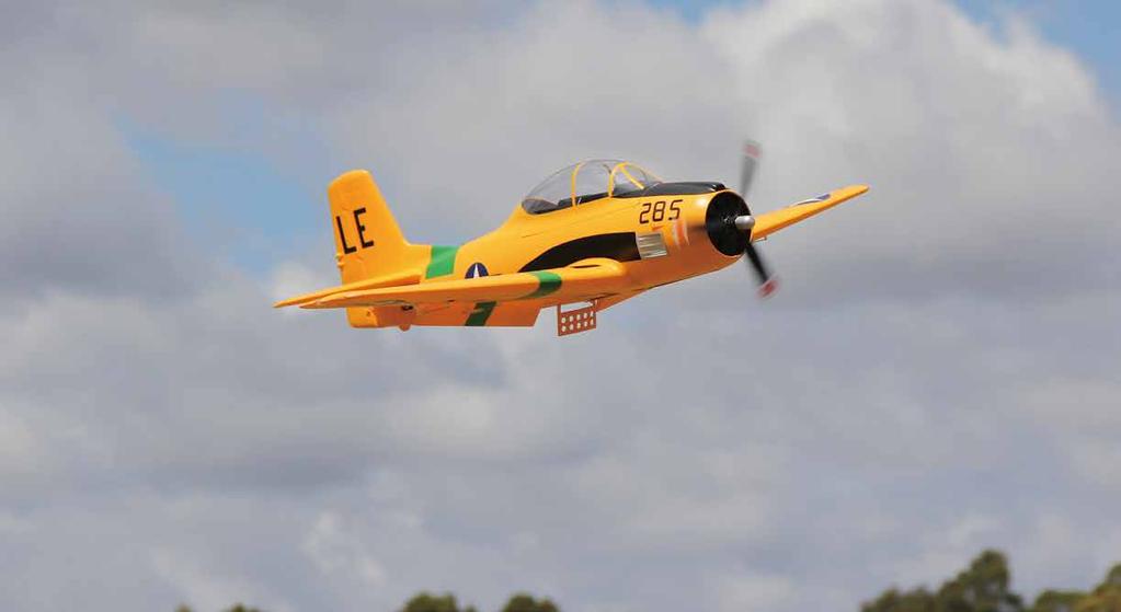 Flying the T-28 Trojan The Durafly T-28 Trojan not only looks good as the original, but flies just as well; capturing perfectly those excellent flight qualities that established the it as such a