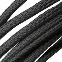 Nylon Expandable Sleeve UL94 V-2 nylon 6/6 monofilament Black Offers excellent abrasion resistance while maintaining a high degree of flexibility and durability Provides a smooth and slick surface