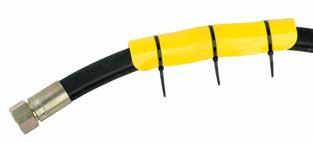 Hose Protector SR 6000 Black, Orange and Yellow PVC Protects hose