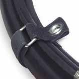 Cinch Straps: Standard & Hanging SR 1099 Strap - Black Nylon 11, plastic buckles Hook and loop design of strap