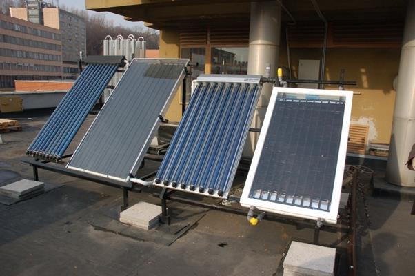 Solar Collectors on the roof top of Building C Green