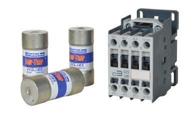 fuses, provides safety and reliability in high fault  INTEGRAL AUXILIARY - Integral auxiliary contacts, 3 power poles