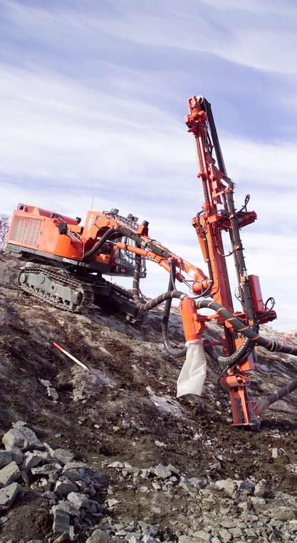 DX drills are an ideal choice for construction, quarrying, or surface mining