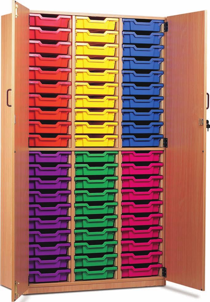 Cupboards complete with locking doors 15 All units complete with trays Storage units cupboards range range Description Dimensions TC48TC 48 Tray